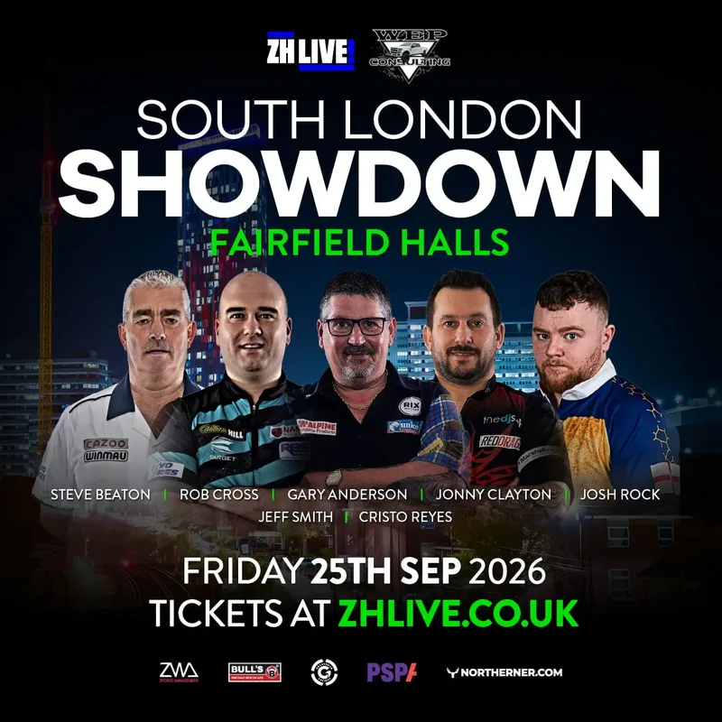 South London Darts Showdown 2026 poster